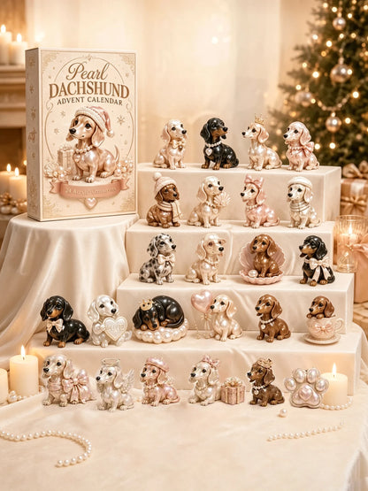 2026 Pearl Dachshund Christmas Advent Calendar