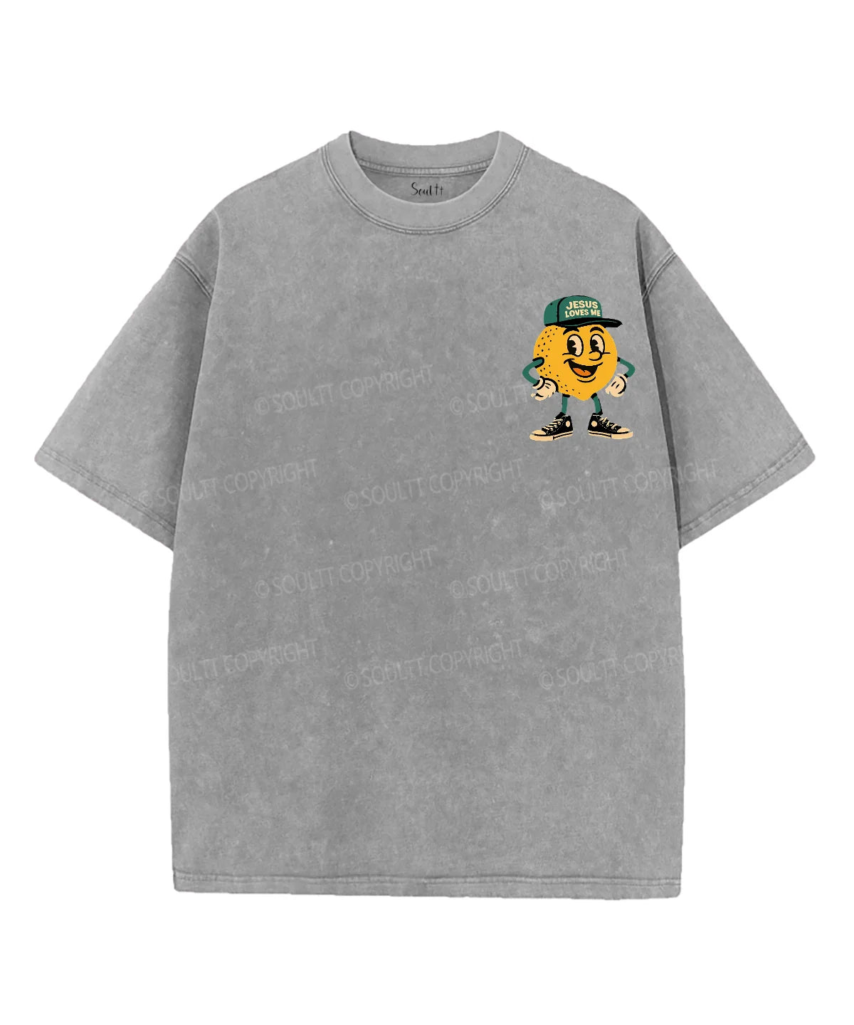 Life Gave Me Some Lemons Double Sided Unisex Washed Christian T-shirt