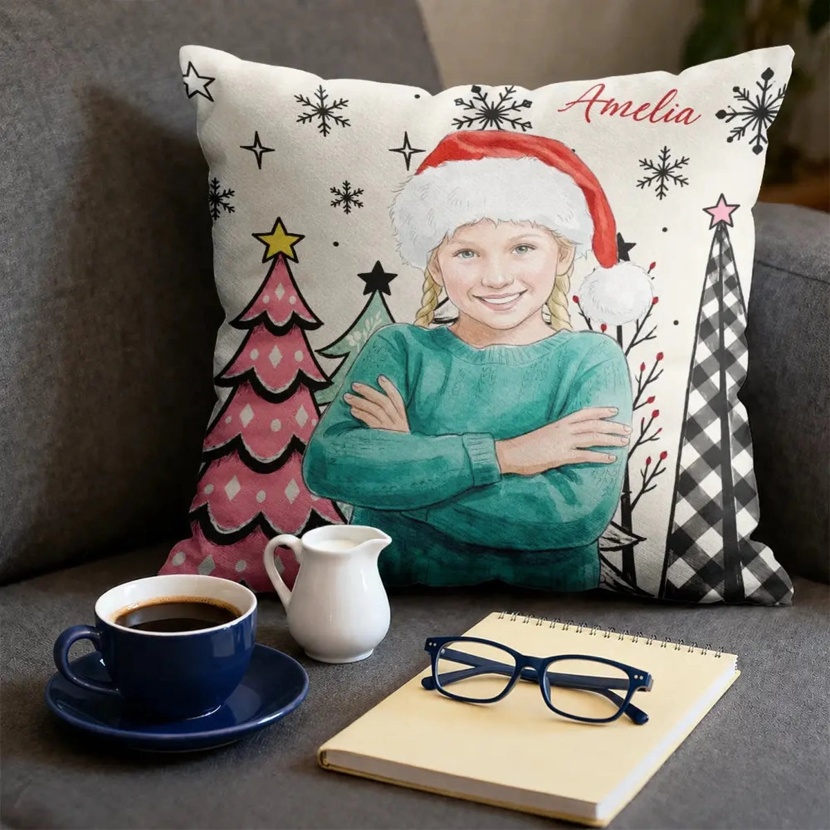 Art Design_Christmas_Custom Photo_Gift For Grandchildren_Gift For (1)