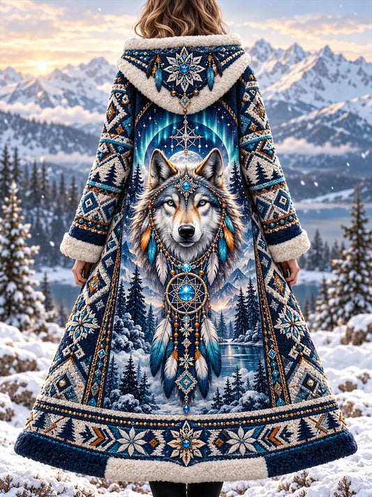 Women's Nordic Animals  Flannel Jacket