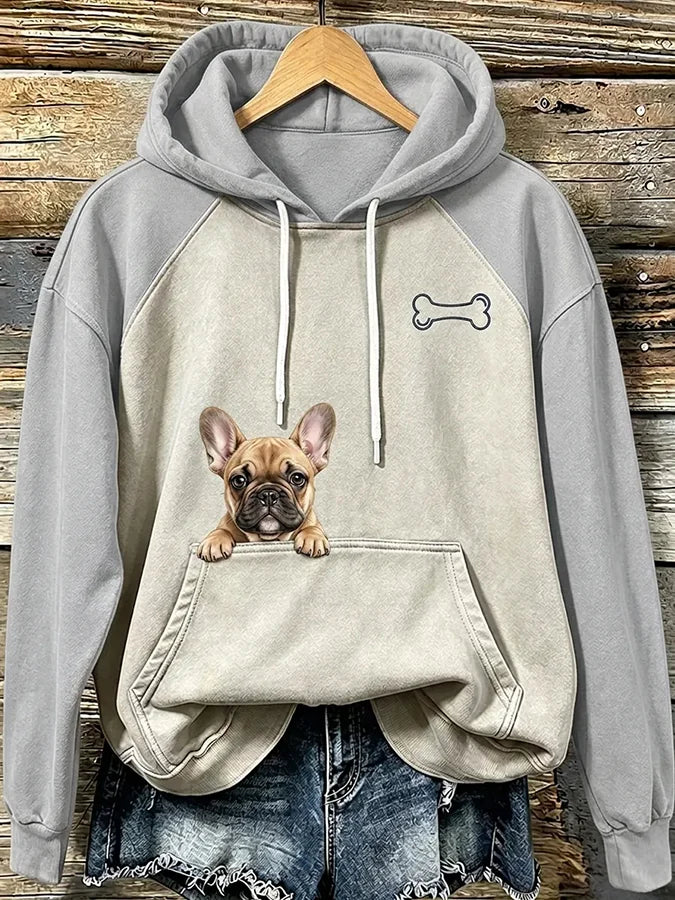 Women's  Dog  Printed Sweatshirt