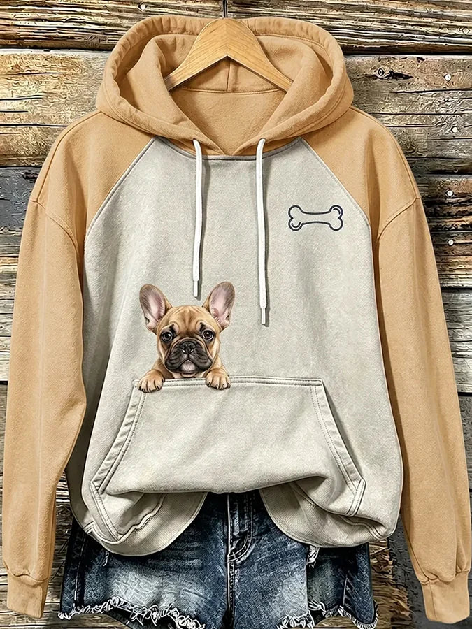 Women's  Dog  Printed Sweatshirt