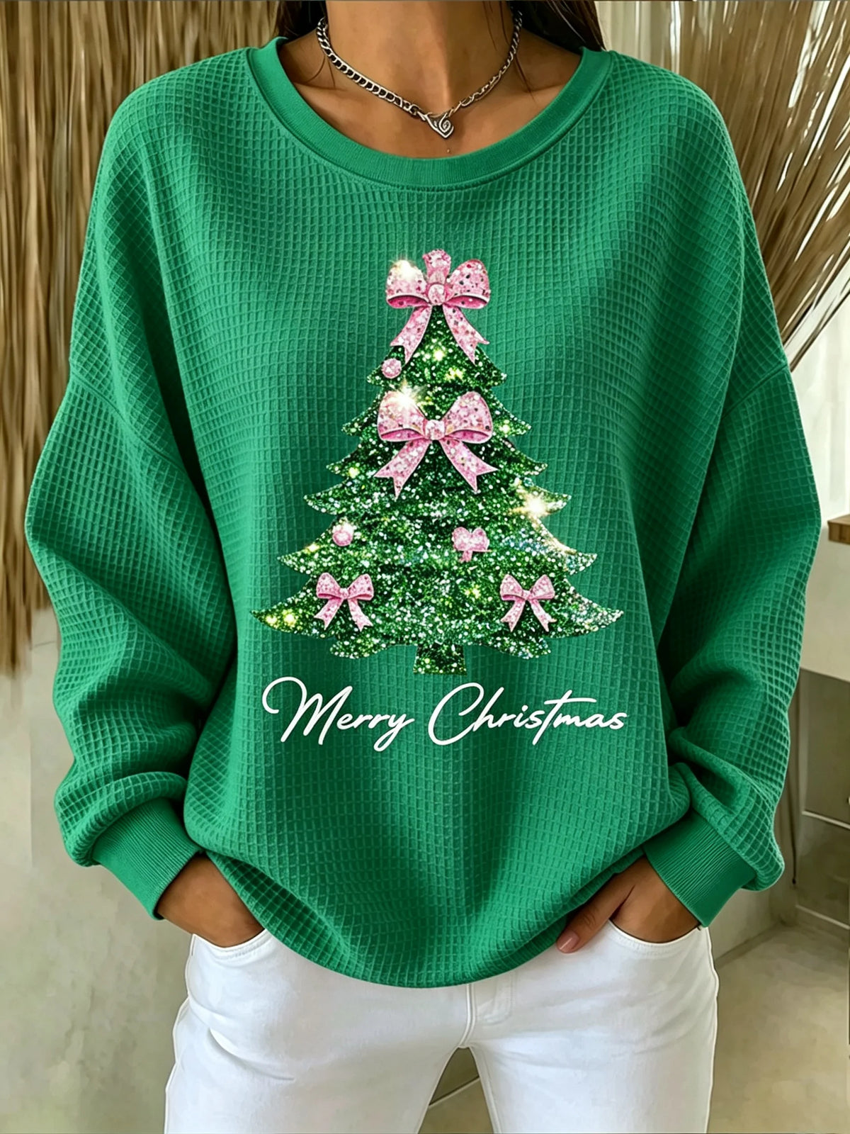 Women's Christmas Print Sweatshirt