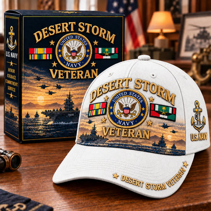 🏆Last Day Promo: 45% OFF! 🏜️Desert Storm Veteran Tribute Cap （1991–2026 -35TH ANNIVERSARY）